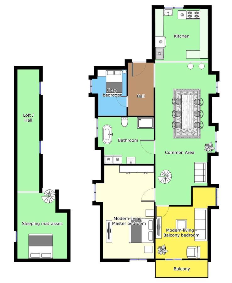Aday - 3 Bedroom - Modern Living - Center *